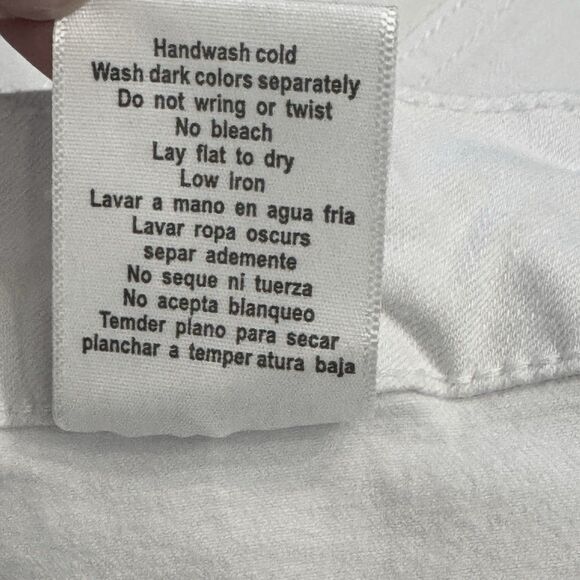 Judy Blue Jeans White Flare Fit Button Fly Stretch Denim JB88215 Women’s Sz 20W - Picture 13 of 14